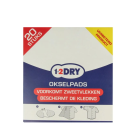 1-2 DRY OKSELPADS MEDIUM WIT  20 ST