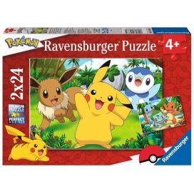 PUZZEL 2X24 STUKJES POKEMON PIKACHU