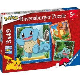 PUZZEL 3X49 STUKJES POKEMON