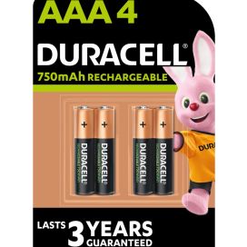 DURACELL RECHARGEAB AAA 750MA   4ST