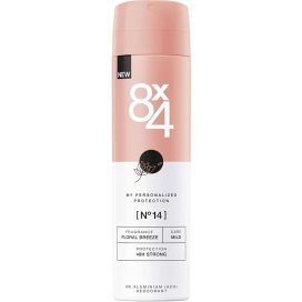 8X4 DEODORANT SPRAY FLORAL BREEZE