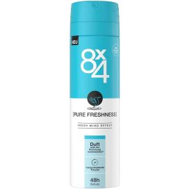 8X4 DEODORANT SPRAY PURE FRESHNESS