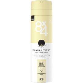 8X4 DEODORANT SPRAY VANILLA TWIST