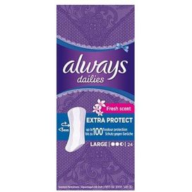 ALWAYS INLEG FRESH LARGE      24 ST