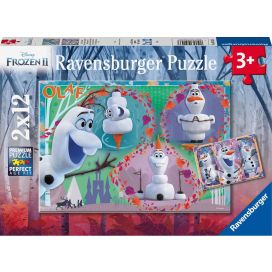 PUZZEL 2X12 ST. AT FROZEN 2 OLAF