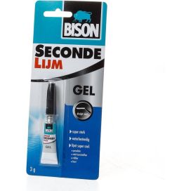 BISON SECONDE LIJM GEL VLOEIBAA3 GR