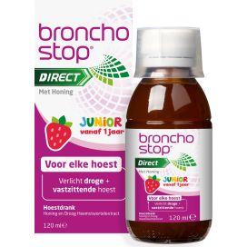 Bronchostop Direct Junior - Hoestdrank voor kinderen - Met honing - 120ml