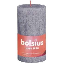 Bolsius Rustiek Stompkaars Shine 130/68 Frosted Lavender 1st