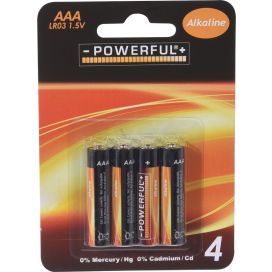 BATTERIJEN POWERFUL ALKALINE AAA