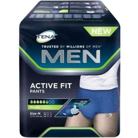 TENA MEN PLUS MEDIUM BROEKJE   9 ST