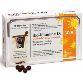 Pharma Nord Bio-Vitamine D3 75mcg 3000ie Capsules 80CP