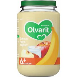 OLV 6M50 BANAAN APPEL YOGHURT  200g