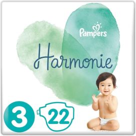 PAMPERS LUIERS HARMONIE SIZE3 22 ST