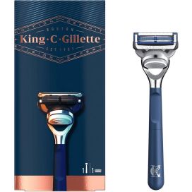 GILLETTE KING C BLUE INCL 1 MES1 ST