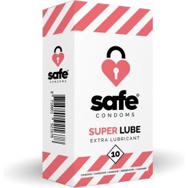 SAFE SUPER LUBE CONDOOMS      10 ST