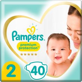 PAMPERS NEW BABY PREMIUM PROTE40 ST