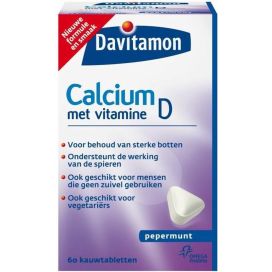 DAVITAMON CALCIUM + D3 MINT    60kt
