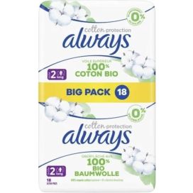 ALWAYS MAANDVERBAND COTTON PRO18 ST