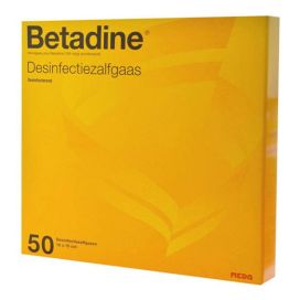 Betadine Zalfgaas 10x10cm 10 stuks