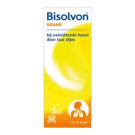Bisolvon Broomhexine 8mg/5ml Hoest Drank 125ml