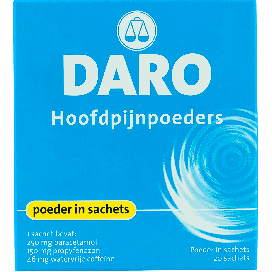 DARO HOOFDPIJNPOEDERS UAD      20st