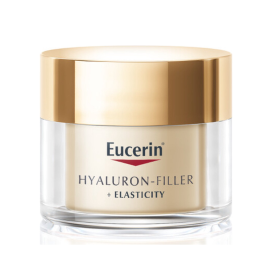 Eucerin Hyaluron-Filler + Elasticity Anti-rimpel Dagcreme - SPF 15 - Vermindert Donkere Vlekken - Thiamidol en Hyaluronzuur - 50 ml