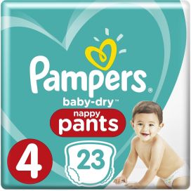 PAMPERS BROEKJES MAAT 4 23 STUKS