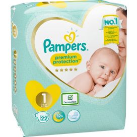 PAMPERS LUIERS PREMIUM PROT SIZE1 2