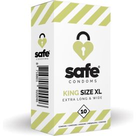 SAFE KING SIZE XL CONDOOMS EXT10 ST