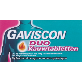 GAVISCON DUO TABLETTEN       48 TBL