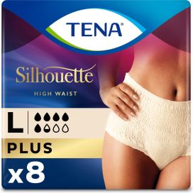 TENA LADY PANTS SIL PL HWCR L   8st