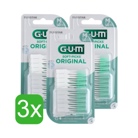 GUM Soft-Picks Original Medium 3 x 50 Stuks