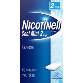 Nicotinell Kauwgom Cool Mint 2mg Stoppen met Roken 96 stuks