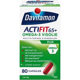DAVITAMON ACTIFIT 65+ OMEGA 3  80ca