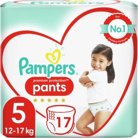 PAMPERS BROEKJES MAAT 5 17 STUKS