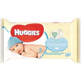 HUGGIES BILLENDOEKJES - PURE 56 STU