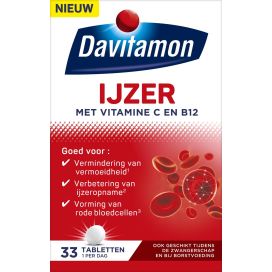 DAVITAMON IJZER MET B12 TABL   33st