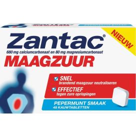 ZANTAC MAAGZUURREMMERS   48 KAUWTBL