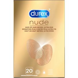 DUREX CONDOMS NUDE             20ST