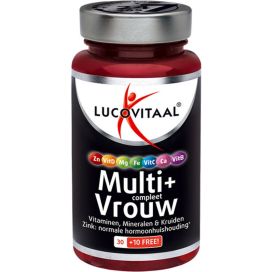 LUCOVITAAL MULTI + COMPL VROUW 40TB