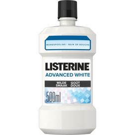 LISTERINE MONDW ADV WHITE MILD500ML