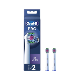 Oral-b Pro 3D White Opzetborstels voor Elektrische Tandenborstel 2 Stuks