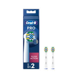 Oral-b Pro Floss Action Opzetborstels voor Elektrische Tandenborstel 2 Stuks