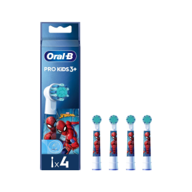 Oral-b Pro KIDS 3+ Spiderman Opzetborstels voor Elektrische Tandenborstel 4 Stuks