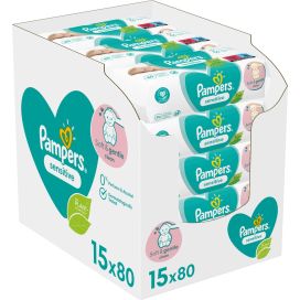 PAMPERS BABYDOEKJES SENSIT15X 80 ST