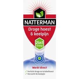 NATTERMAN DROGE HOEST&KEELPIJ 150ml