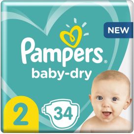 PAMPERS BABY DRY CARRYPACK MT 34 ST