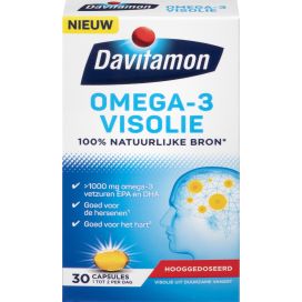 DAVITAMON OMEGA-3 VISOLIE     30 ST