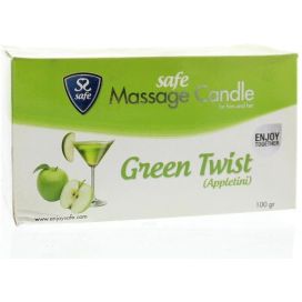 SAFE MASSAGE CANDLE GREEN TWI100 GR