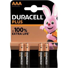 DURACELL ALKA PLUS AAA          4st